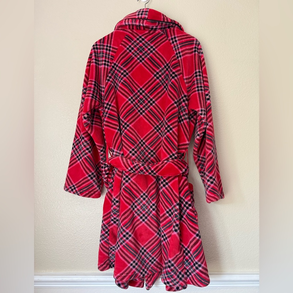 Victoria's Secret Red Plaid Robe - Picture 4 of 4